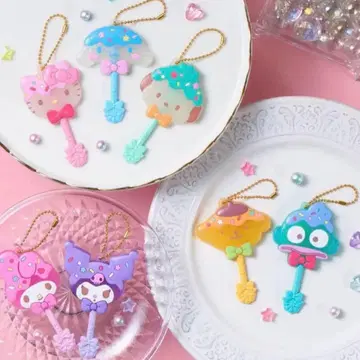 총 7종 산리오 롤리팝 캔디 참 풀 컴플리트 세트