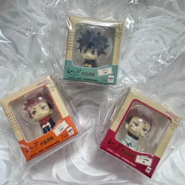 주술회전 룩업 미니어처 컬렉션 후시구로 메구미 쵸소우 스쿠나 피규어 3개