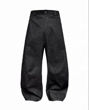 jcaesar studio 배기 데님 와이드 데님 블랙 m