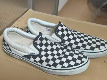 VANS 체커 패턴 슬립온 28cm