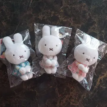 미피 춋코리상 가을 컬러 봉제 인형 3체 세트