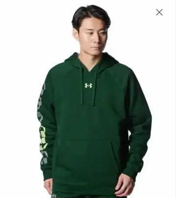언더아머 그린 XL 후드티 미사용 새상품