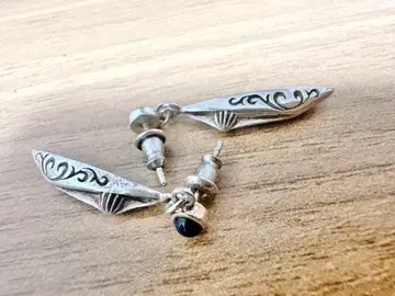 SAAD 페더 피어스 925 silver 실버