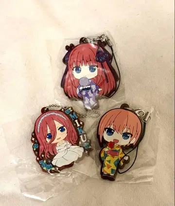 5등분의 신부 이치카 니노 미쿠 아크릴 키링 3개 세트