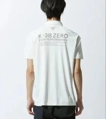 K-3B ZERO 하이 퍼포먼스 피케 셔츠 화이트 사이즈 1