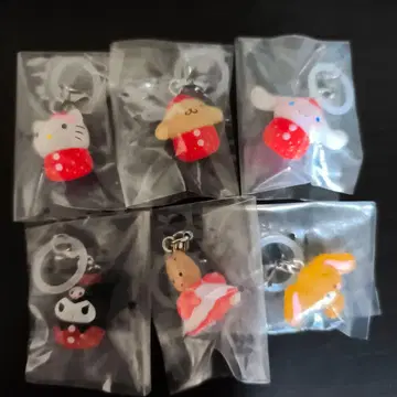 딸기 헐렁 메지루시 액세서리 산리오 6개 세트