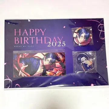 브레마이 세츠미 시즈카 벌스데이 캔뱃지 아크릴 블록 홀로그램 카드