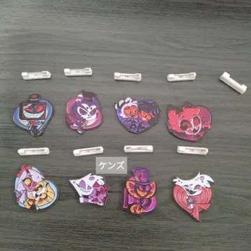 해즈빈 호텔 핀 배지 8종