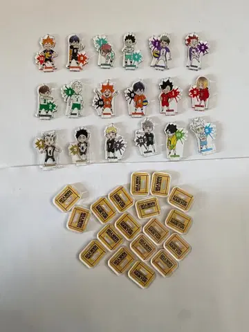 하이큐 전시 아크릴 mini 피규어 컴플리트 센다이 도쿄