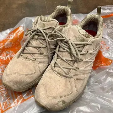 THE NORTH FACE GORE-TEX 베이지 스니커즈