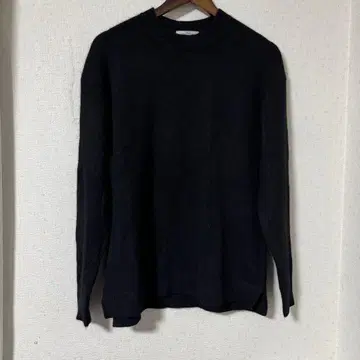 해밀턴 울 크루넥 니트 블랙