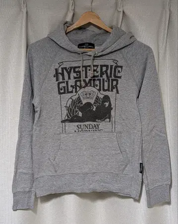 HYSTERIC GLAMOUR 그레이 후드티