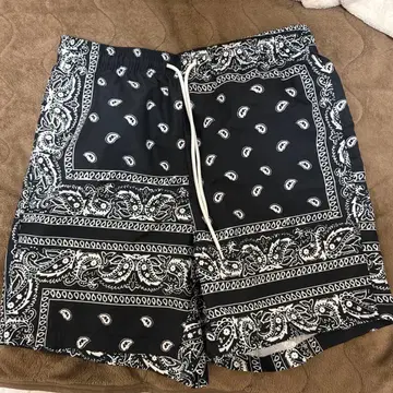 MANFINITY 반다나 패턴 숏팬츠 S