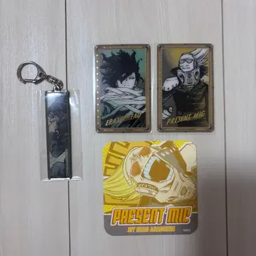 히로아카 원화전 코스터 클리어 카드 메탈 키링 이레이저 선물 마이크