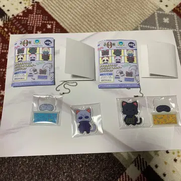 주술회전0 withCAT 오야스미 슬라이드 아크릴 키링 고죠 사토루 게토