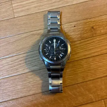 CASIO 블랙 크로노그래프 시계