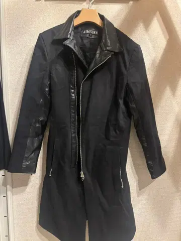 JIMSINN 지민진 더블 라이더스 코트 S