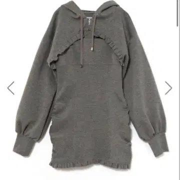 bubbles 크롭 후드티 레이어드 원피스