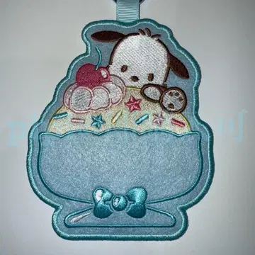 포차코 와펜 데코 키링 이름 홀더 산리오 하라주쿠 한정판