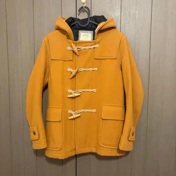 B:MING by BEAMS 후드 부착 더플 코트 머스타드