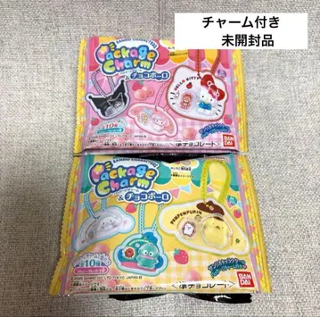 산리오 캐릭터즈 패키지 참&초코볼로 미개봉 새상품 2개 세트