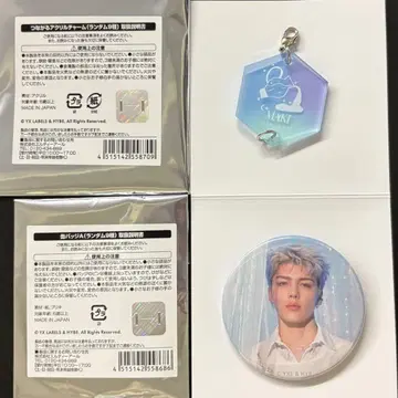 MAKI 마키 이어지는 아크릴 참 캔뱃지 A &TEAM 카페