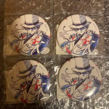 명탐정 코난 펜슬 아트 캔뱃지 괴도 키드 장미