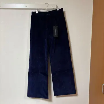 더블 벨트룹 코듀로이 팬츠