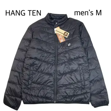 [ men's M ] 미사용 새상품 HANG TEN 패딩 자켓 경량 블랙