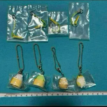 산엑스 스밋코구라시 유구모리 온천 피규어 키체인 4개 세트