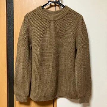 BATONER signature crew neck Knit 브라운