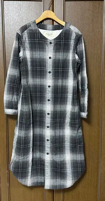 레어 BEAMS BOY 옴브레 체크 원피스 빔즈 보이