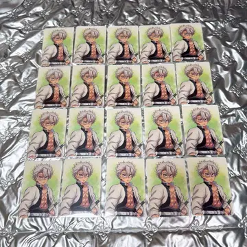 귀멸의 칼날 랜덤 카드 시나즈가와 사네미 이온 캐러밴