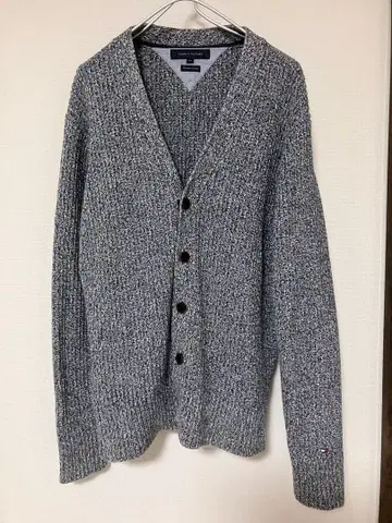 TOMMY HILFIGER / 타미힐피거 가디건 두꺼운 원단 니트