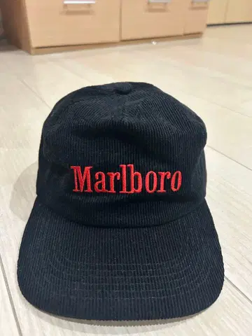 말보로 코듀로이 캡 블랙