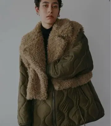 Ameri BOA VEST SET QUILTING COAT