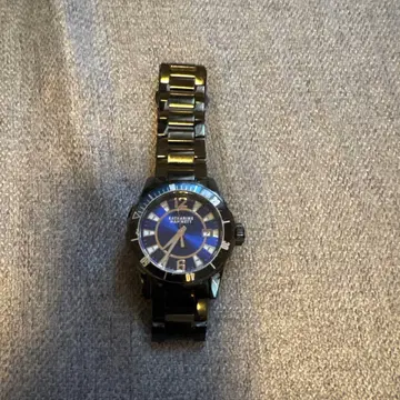 KATHARINE HAMNETT 블랙 블루 손목시계