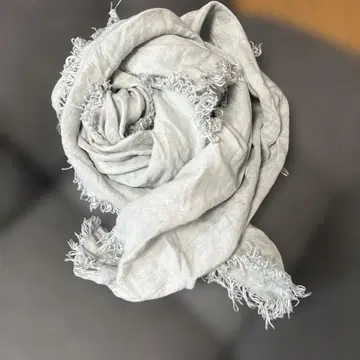 ASAUCE MELER 스톨 린넨 그레이