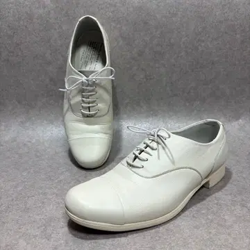 쇼세 트래블 슈즈 가죽 화이트 비브람 밑창 37