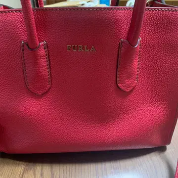 FURLA 빨간색 가죽 숄더백