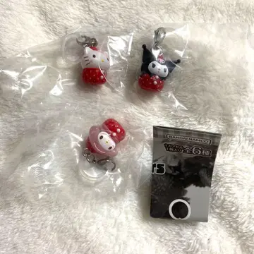 산리오 딸기 메지루시 액세서리 3종 세트