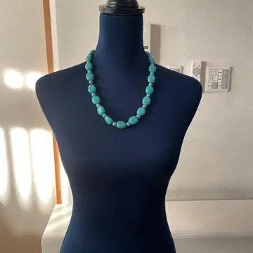 우크라이나 수입 터키석 스톤 목걸이