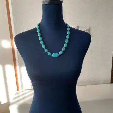 우크라이나 수입 터키석 스톤 목걸이
