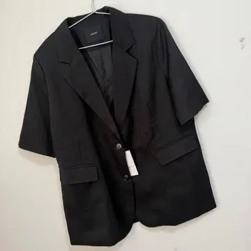 리디 린넨 라이크 반팔 테일러드 자켓