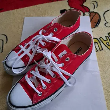 컨버스 올스타 레드 스니커즈