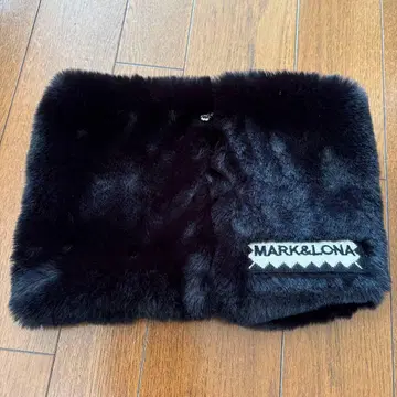 미사용 MARK&LONA 블랙 넥워머