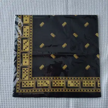 WAREHOUSE 셀비치 반다나 다이스 패턴 일본제 블랙 웨어하우스