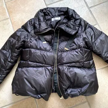 두클라쎄 광택 Air 다운 스탠드 카라 코트