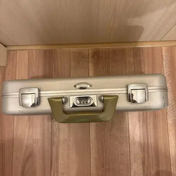 실버 알루미늄 케이스 그린 핸들