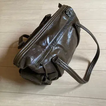 다크 브라운 보스턴 백